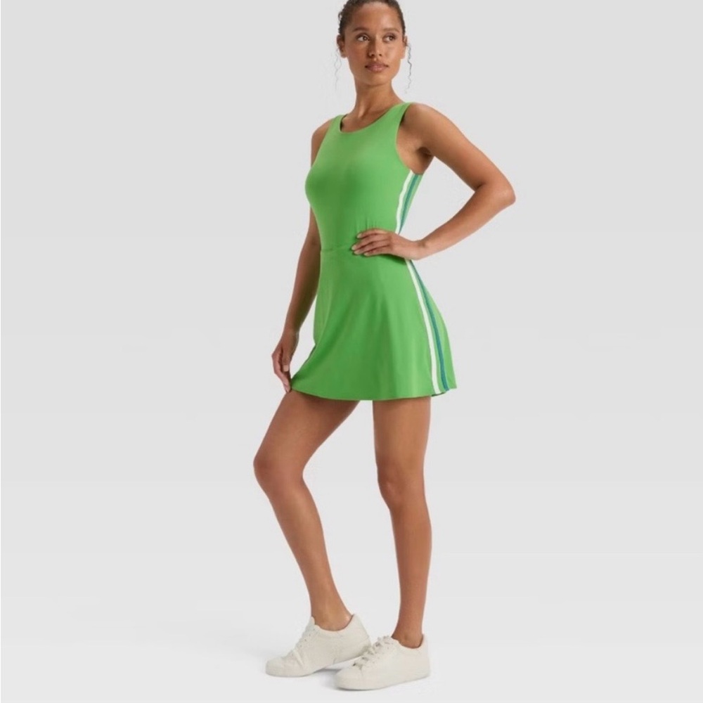 JoyLab Green Mini Dress